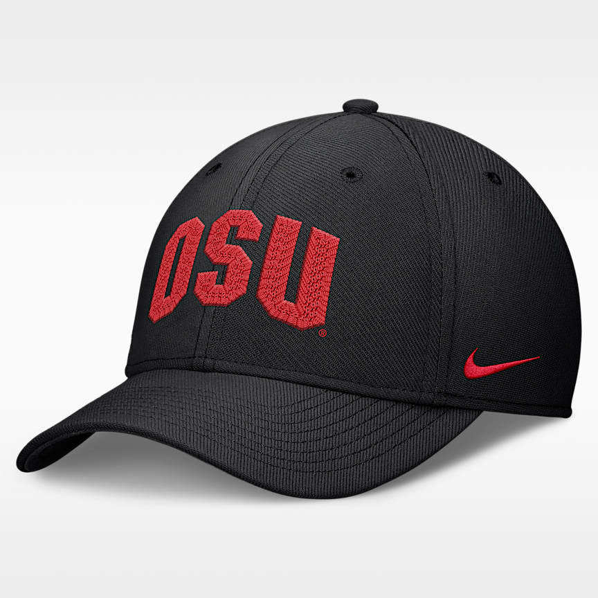 ナイキ オハイオステート 大学 キャップ M/L ブラック　フリーサイズ Ohio State Club Men's Nike College Adjustable Hat. Nike.com